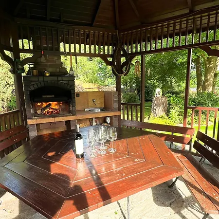 Pogo Dom Nad Narwia - 4 Sypialnie, Duza Sauna, Balia, Pomost, Plac Zabaw *