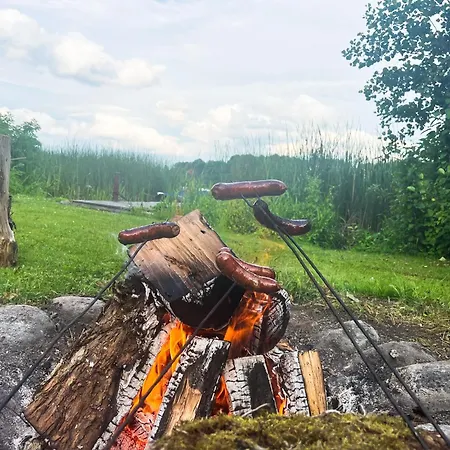 فيلة Pogo Dom Nad Narwia - 4 Sypialnie, Duza Sauna, Balia, Pomost, Plac Zabaw *