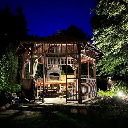 Pogo Dom Nad Narwia - 4 Sypialnie, Duza Sauna, Balia, Pomost, Plac Zabaw * Pogorzelec (Pultusk)