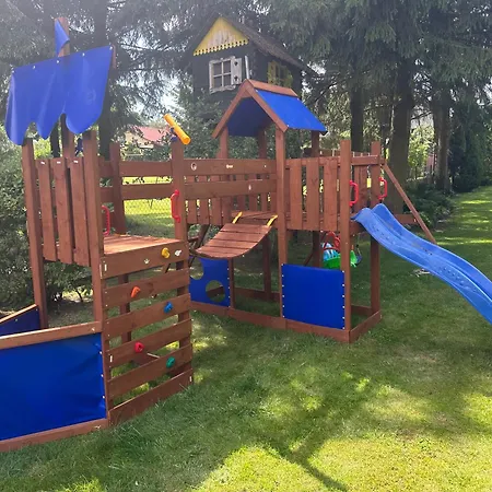 Villa Pogo Dom Nad Narwia - 4 Sypialnie, Duza Sauna, Balia, Pomost, Plac Zabaw