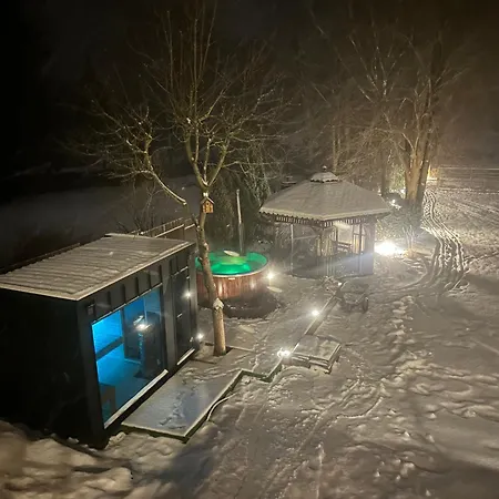 Pogo Dom Nad Narwia - 4 Sypialnie, Duza Sauna, Balia, Pomost, Plac Zabaw