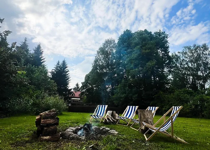 Pogo Dom Nad Narwia - 4 Sypialnie, Duza Sauna, Balia, Pomost, Plac Zabaw * Pogorzelec (Pultusk)