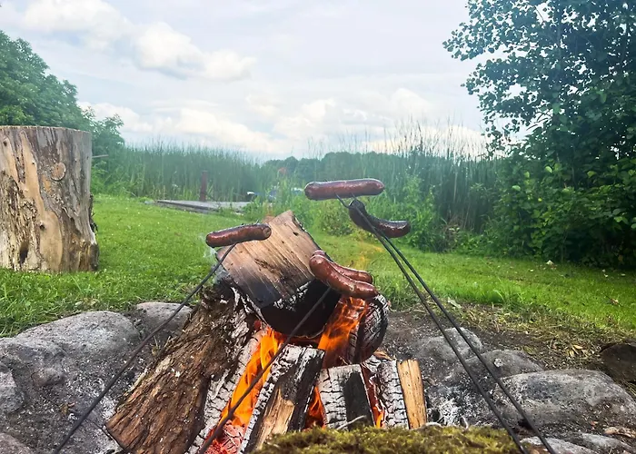 Willa Pogo Dom Nad Narwią - 4 Sypialnie, Balia, Własny Pomost, Plac Zabaw *