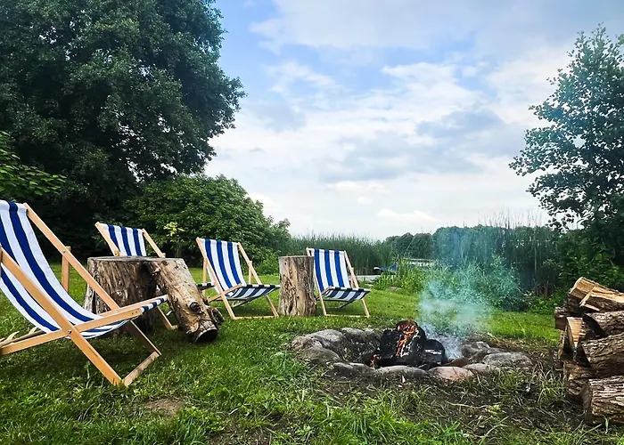 Pogo Dom Nad Narwia - 4 Sypialnie, Duza Sauna, Balia, Pomost, Plac Zabaw *