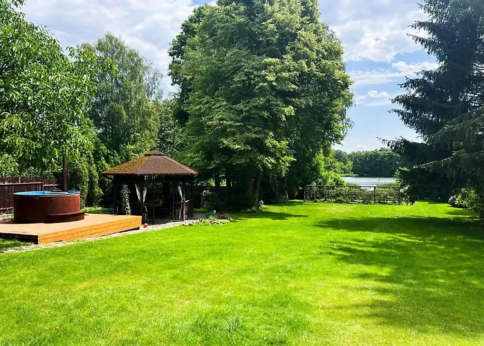 Pogo Dom Nad Narwia - 4 Sypialnie, Duza Sauna, Balia, Pomost, Plac Zabaw Pogorzelec (Pultusk)