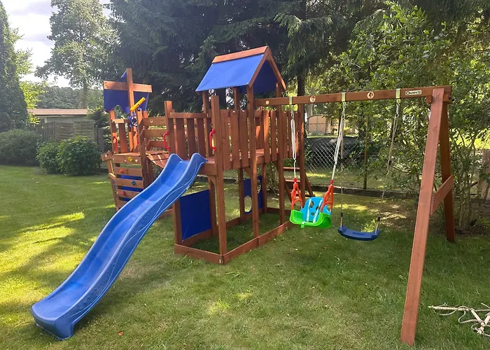 Pogo Dom Nad Narwia - 4 Sypialnie, Duza Sauna, Balia, Pomost, Plac Zabaw Villa