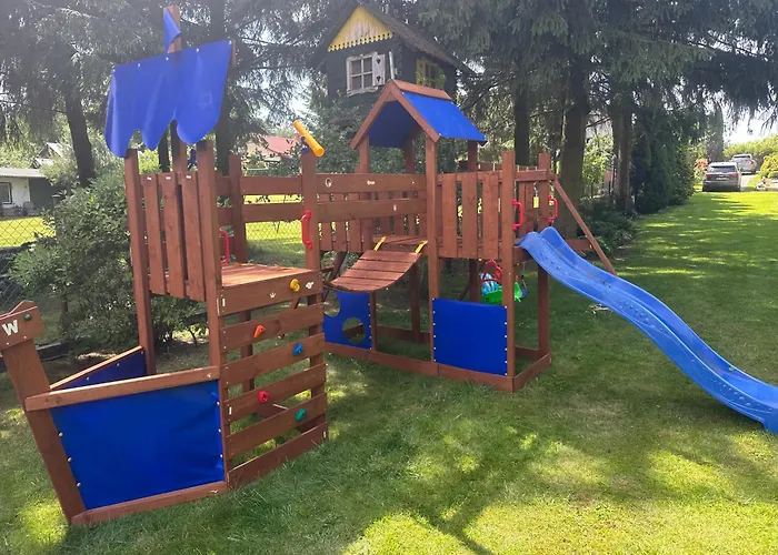 Villa Pogo Dom Nad Narwia - 4 Sypialnie, Duza Sauna, Balia, Pomost, Plac Zabaw